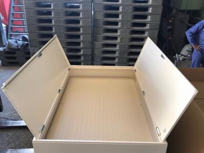 配電盤の粉体塗装事例